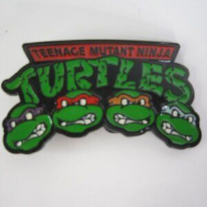 Teenage Mutant Ninja Turtles Metal Belt Buckle - Viacom 2010? - GUC